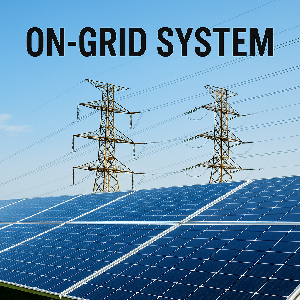 On-Grid Solar System icon